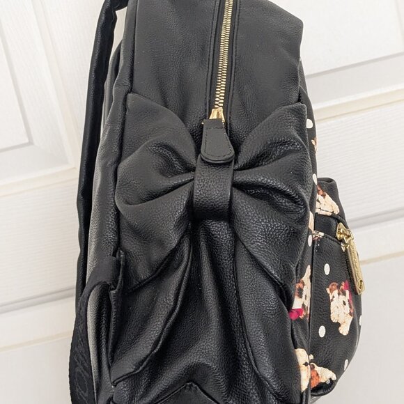 Betsey Johnson Women\'s Side Bow Backpack Black/Multi One Size . main image 13